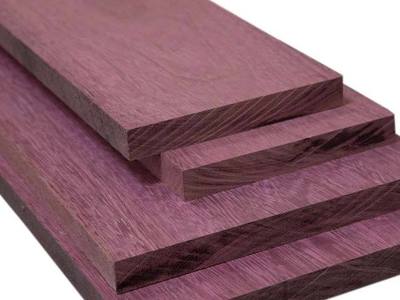 Purpleheart exotic wood