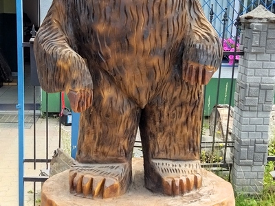 Rzeźba niedźwiedź/MIŚ