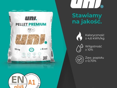 UNI Pellet Premium ENPlus A1 - zostań dystrybutorem w Polsce