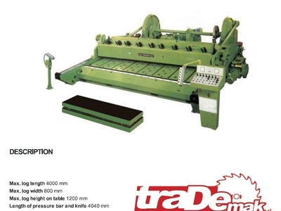 Slaping veneer planing machine Mod. TN/4000 “A. Cremona” 