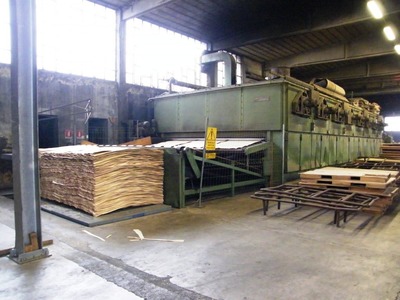 Dryer ER A. Cremona, 3 levels with rollers, width 4500 - Length 16 meters