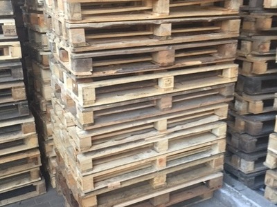 Sprzedam Używaną Drewnianą Paletę Jednorazową 800x1200, nośność do 700kg